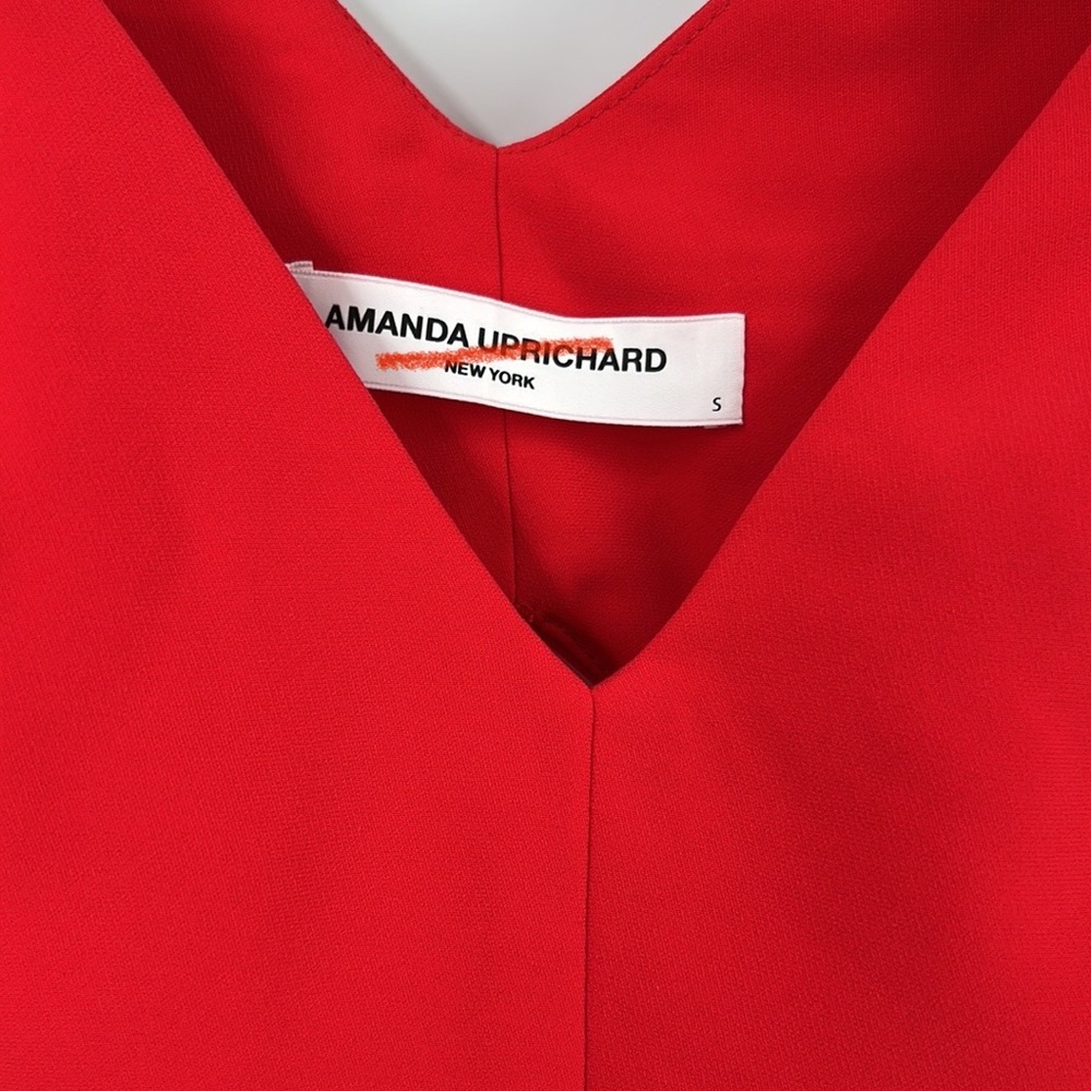 Red Formal Mini Dress - Picture 9 of 9